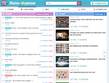 Tablet Screenshot of moins-depenser.com